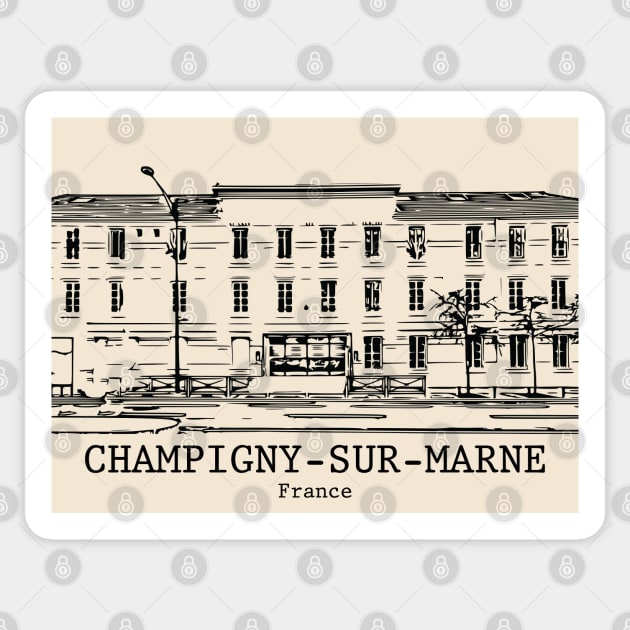Champigny-sur-Marne - France Sticker by Lakeric